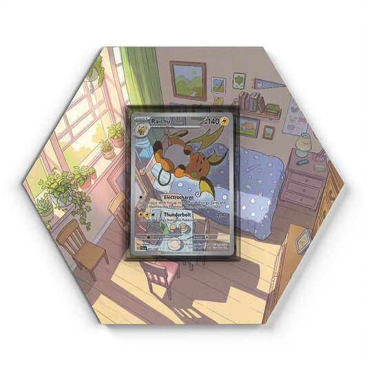 211/193 Raichu - Extended Artwork Pokemon Card Display