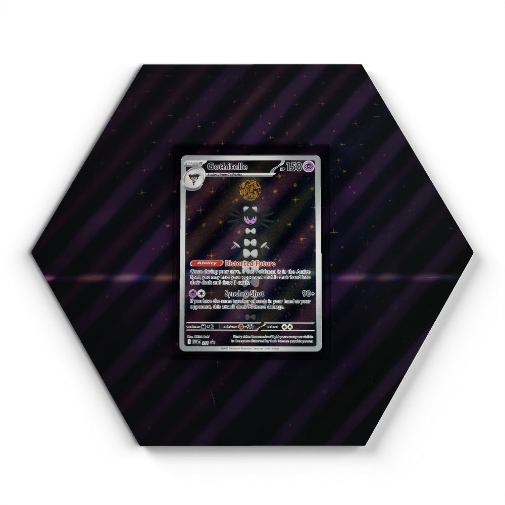 211 Gothitelle - Extended Artwork Pokemon Card Display