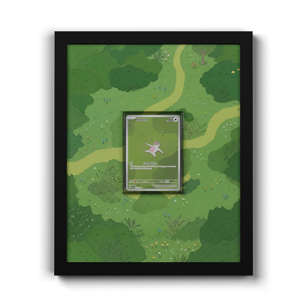 212 Slakoth - Extended Artwork Framed Pokemon Card Display