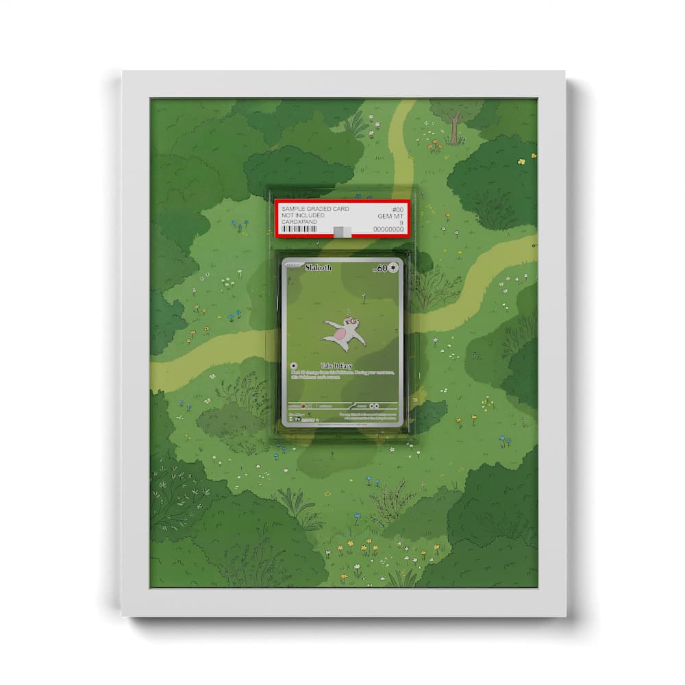 212 Slakoth - Extended Artwork Framed Pokemon Card Display