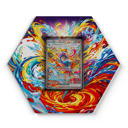 214/167 Greninja EX - Extended Artwork Pokemon Card Display