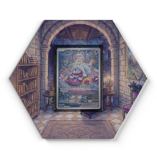 214/198 Greavard - Extended Artwork Pokemon Card Display