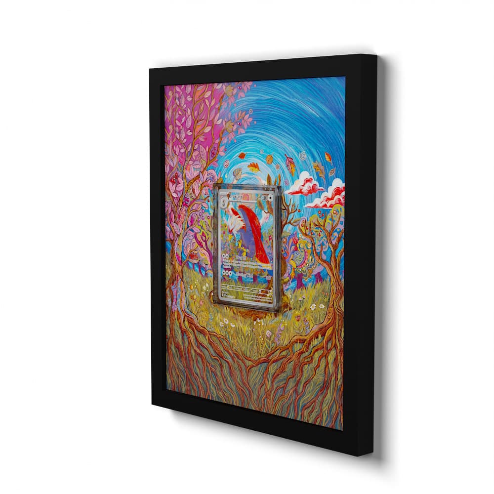 214 Braviary - Extended Artwork Framed Pokemon Card Display