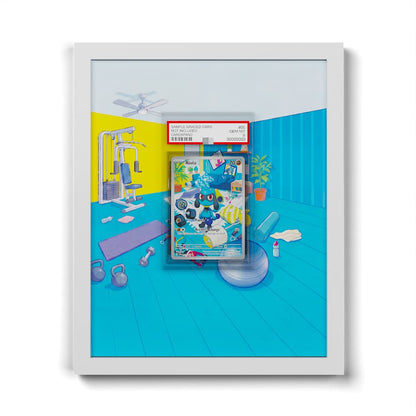 215/198 Riolu - Extended Artwork Framed Pokemon Card Display