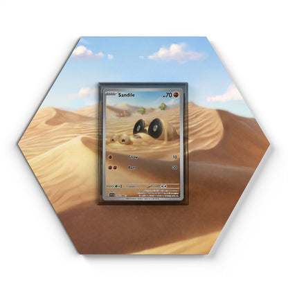 216/198 Sandile - Extended Artwork Pokemon Card Display