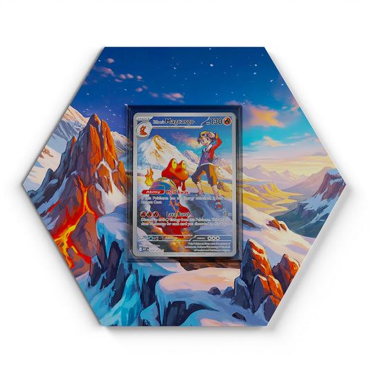 222/217 Ethan's Magcargo - Extended Artwork Pokemon Card Display