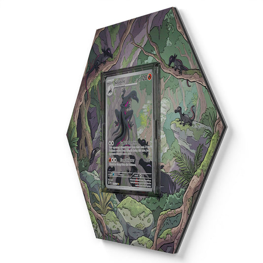 224/217 Salazzle - Extended Artwork Pokemon Card Display