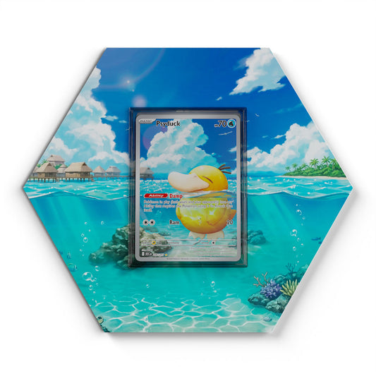226/217 Psyduck - Extended Artwork Pokemon Card Display