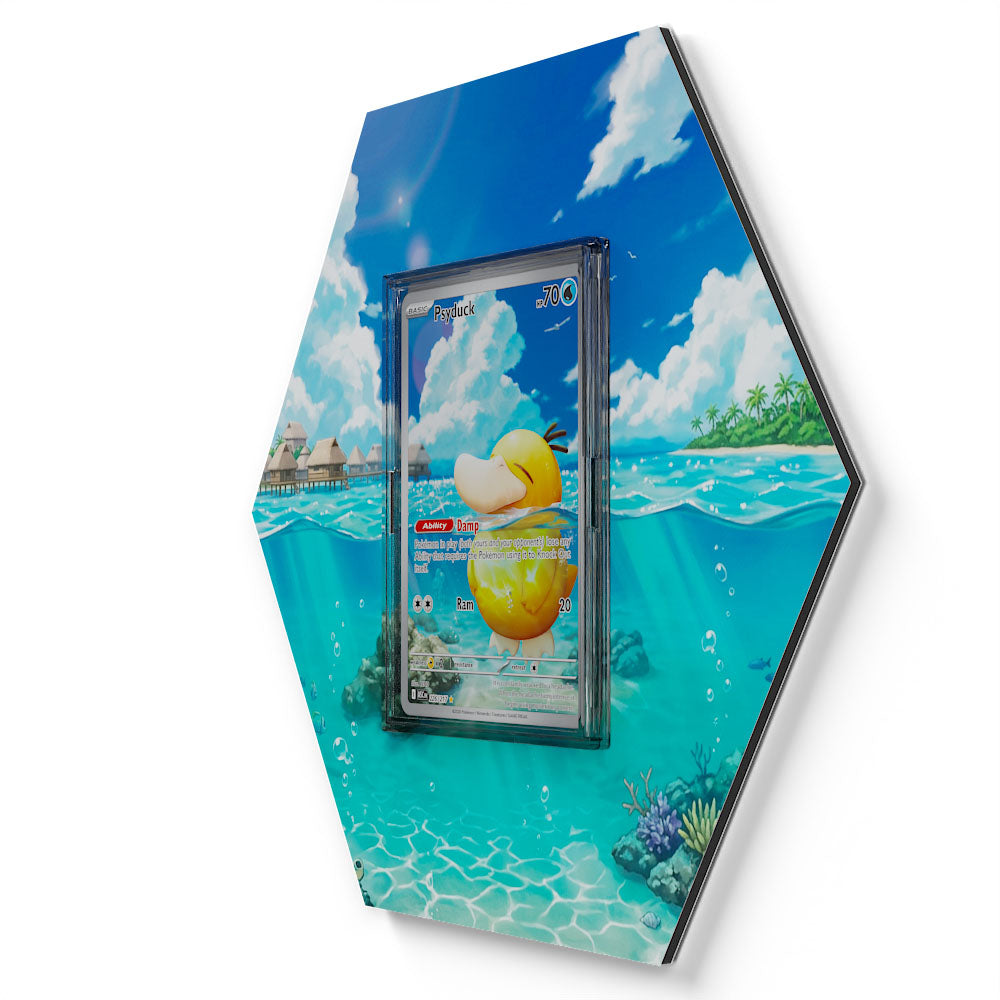 226/217 Psyduck - Extended Artwork Pokemon Card Display