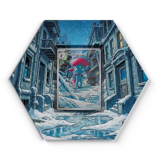 228/217 Weavile - Extended Artwork Pokemon Card Display