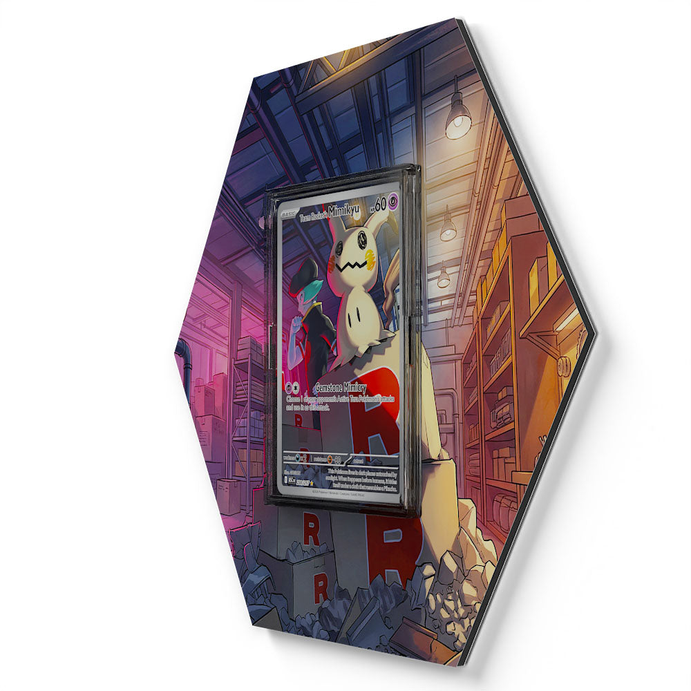 238/217 Team Rocket's Mimikyu - Extended Artwork Pokemon Card Display