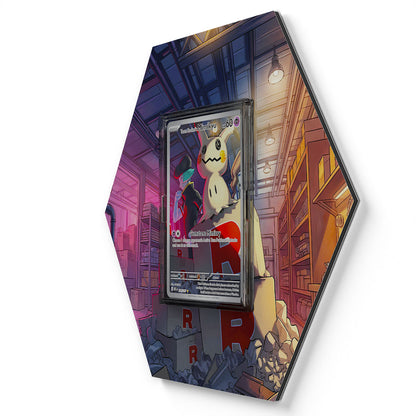 238/217 Team Rocket's Mimikyu - Extended Artwork Pokemon Card Display