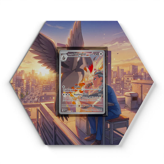 249/217 Larry's Staraptor - Extended Artwork Pokemon Card Display