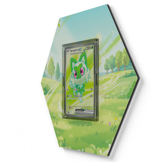 251/217 Sprigatito EX - Extended Artwork Pokemon Card Display