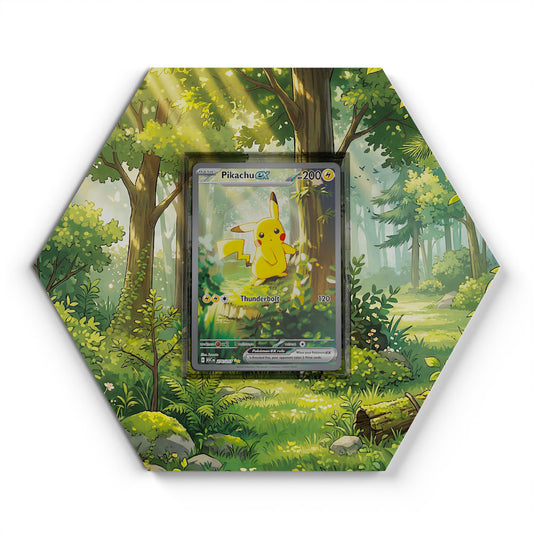 276/217 Pikachu EX - Extended Artwork Pokemon Card Display