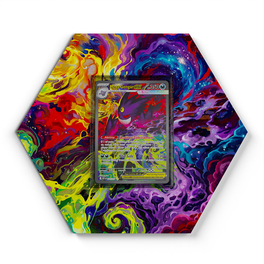 284/217 Mega Gengar EX - Extended Artwork Pokemon Card Display
