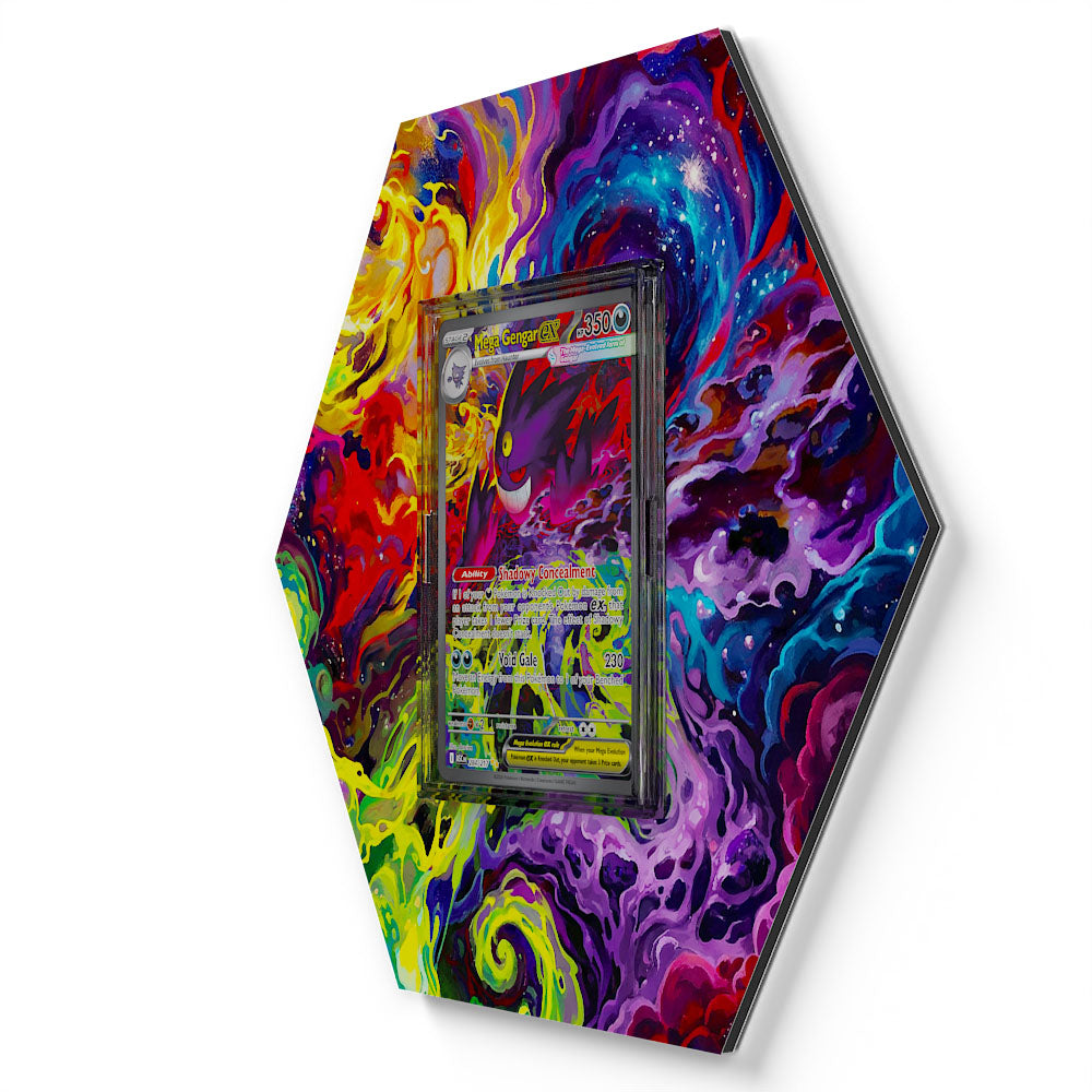 284/217 Mega Gengar EX - Extended Artwork Pokemon Card Display