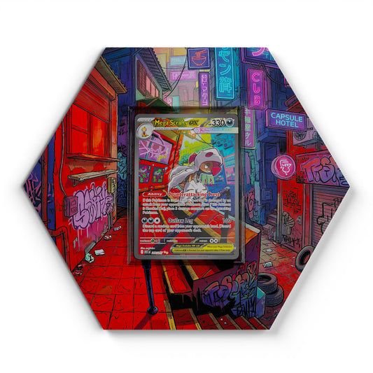 285/217 Mega Scrafty EX - Extended Artwork Pokemon Card Display