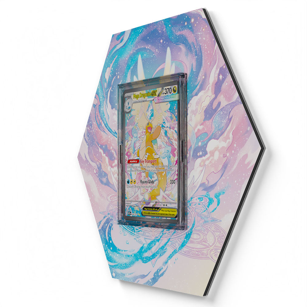 290/217 Mega Dragonite EX - Extended Artwork Pokemon Card Display