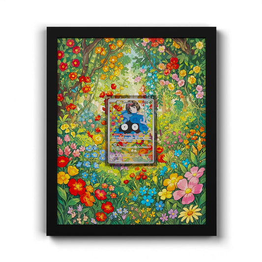 218 Erika's Tangela - Extended Artwork Framed Pokemon Card Display