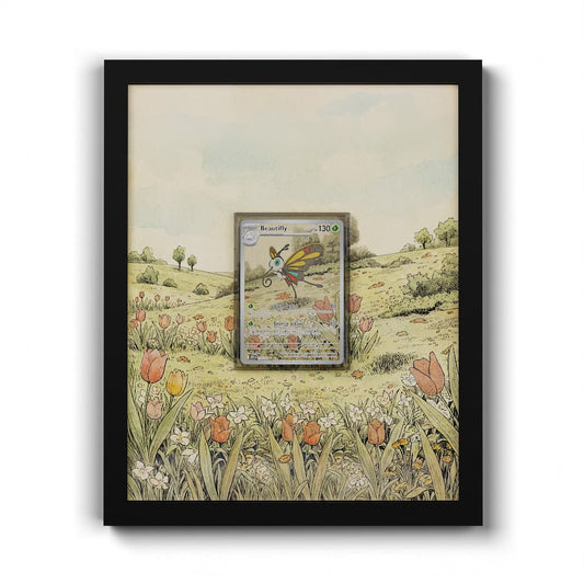 219 Beautifly - Extended Artwork Framed Pokemon Card Display