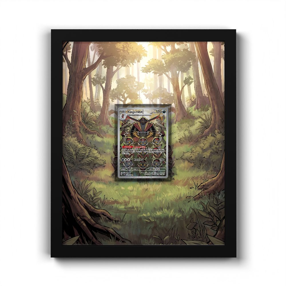 220/198 Kingambit - Extended Artwork Pokemon Card Frame