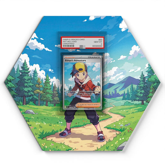 221/182 Ethan’s Adventure - Extended Artwork Pokemon Card Display