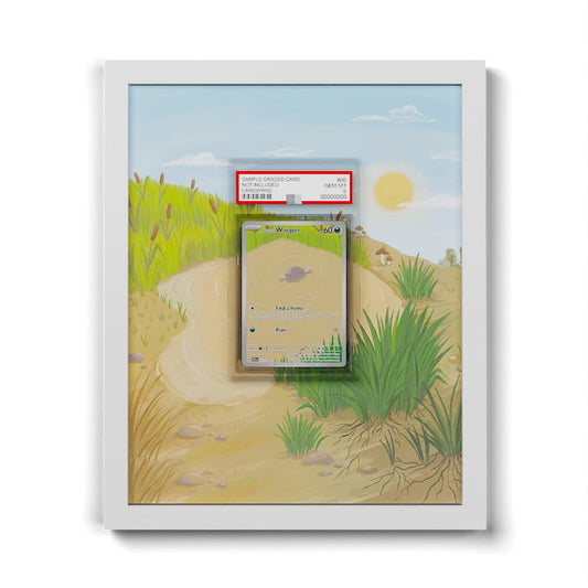 221 Paldean Wooper - Extended Artwork Framed Pokemon Card Display