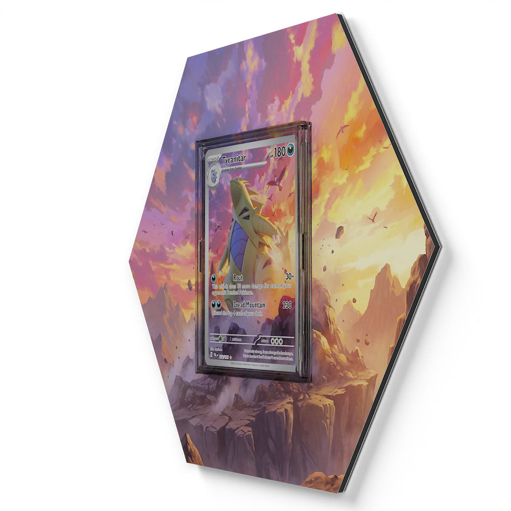 222/193 Tyranitar - Extended Artwork Pokemon Card Display