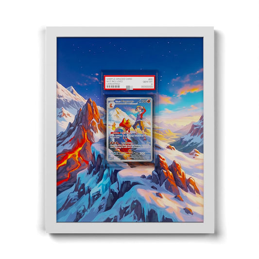 222 Ethan's Magcargo - Extended Artwork Framed Pokemon Card Display