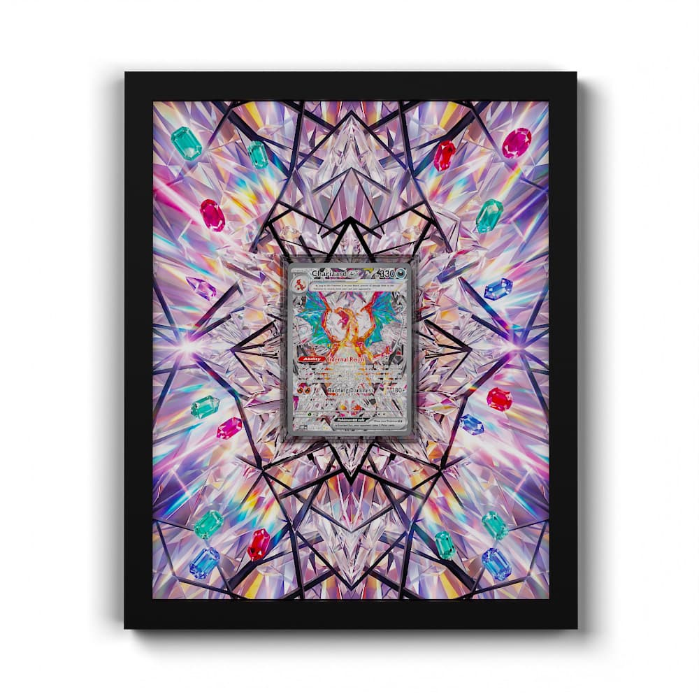 223 Charizard EX - Extended Artwork Framed Pokemon Card Display