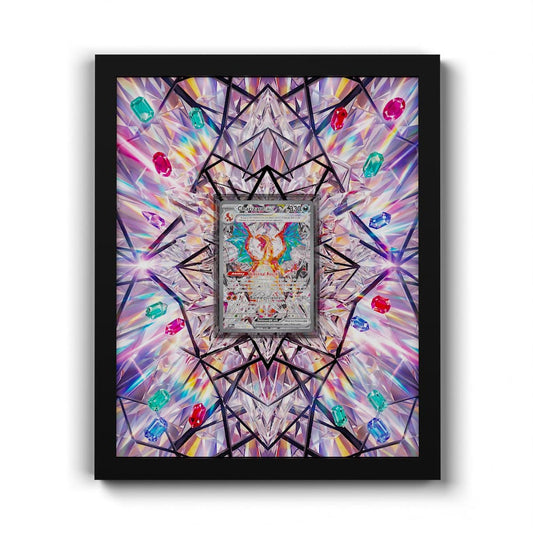 223 Charizard EX - Extended Artwork Framed Pokemon Card Display