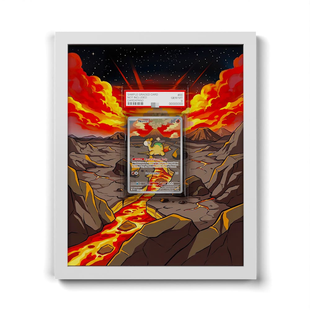 223 Numel - Extended Artwork Framed Pokemon Card Display