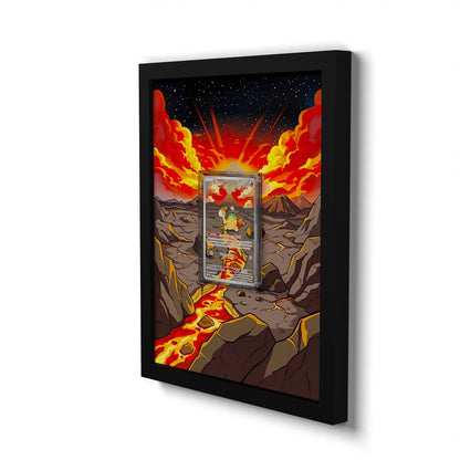 223 Numel - Extended Artwork Framed Pokemon Card Display