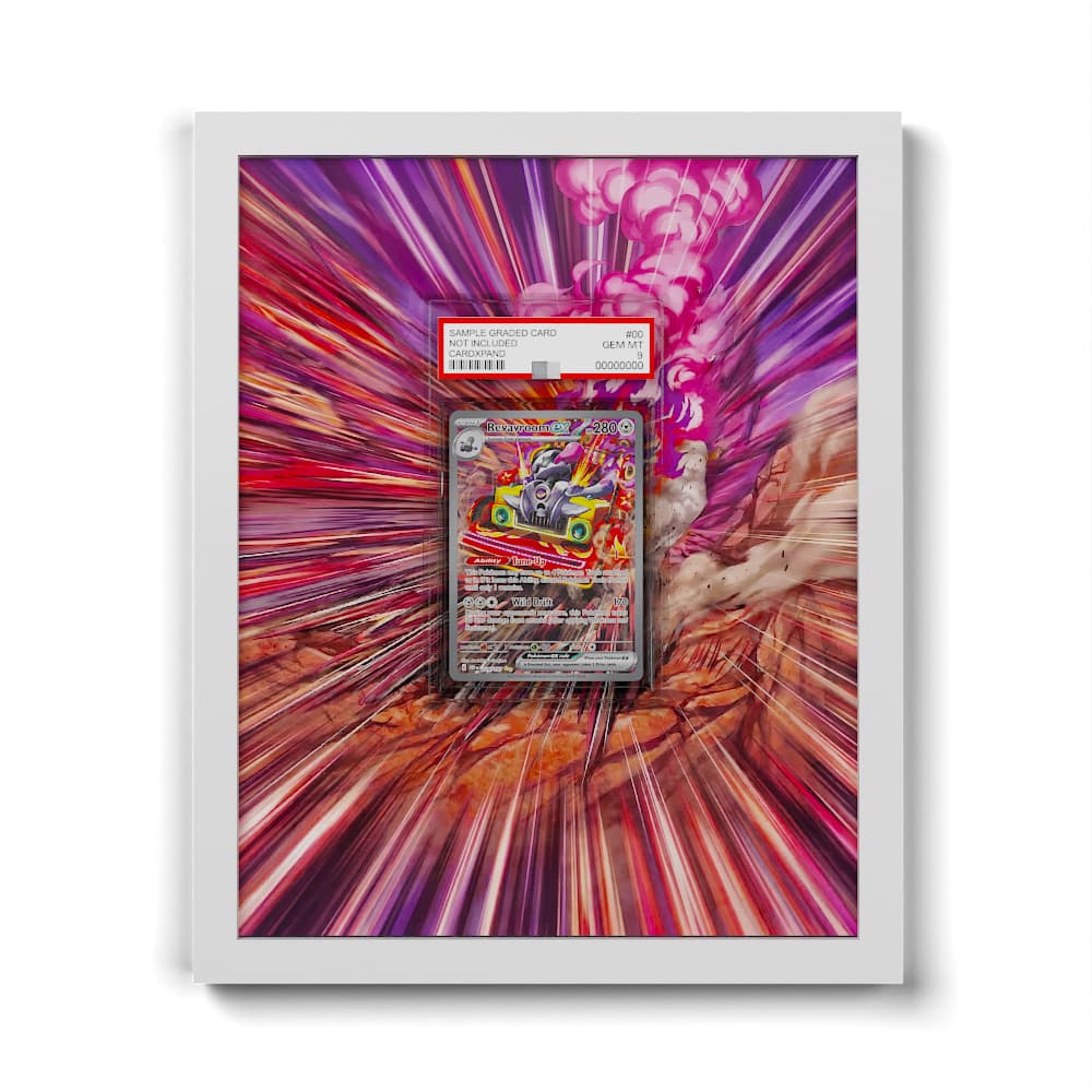224 Revavroom EX - Extended Artwork Framed Pokemon Card Display