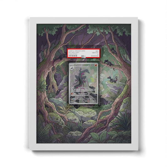 224 Salazzle - Extended Artwork Framed Pokemon Card Display