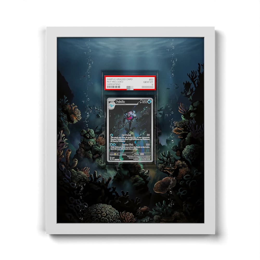 225 Palafin - Extended Artwork Framed Pokemon Card Display