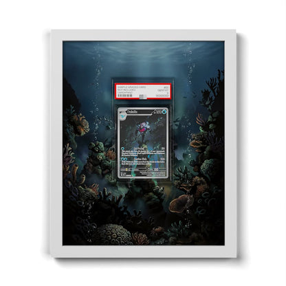 225 Palafin - Extended Artwork Framed Pokemon Card Display