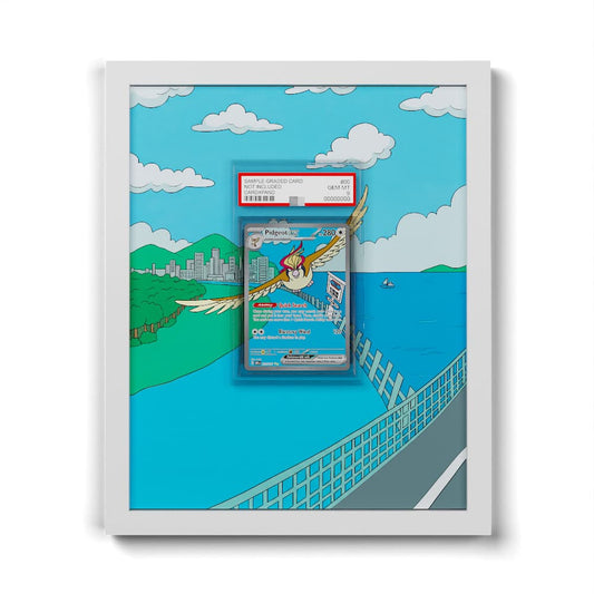 225 Pidgeot EX - Extended Artwork Framed Pokemon Card Display