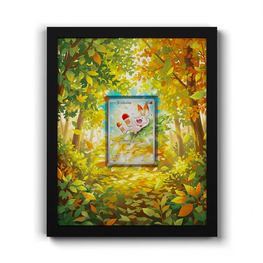 225 Scorbonny - Extended Artwork Framed Pokemon Card Display