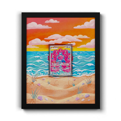 227 Flamigo - Extended Artwork Framed Pokemon Card Display