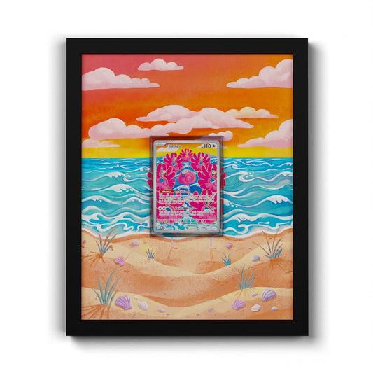 227 Flamigo - Extended Artwork Framed Pokemon Card Display