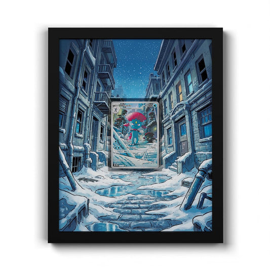 228 Weavile - Extended Artwork Framed Pokemon Card Display