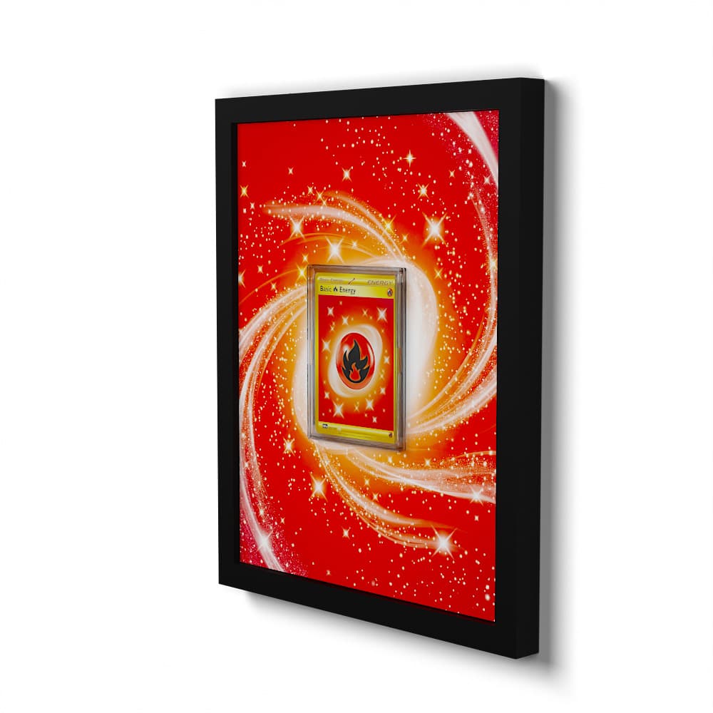 230/197 Fire Energy - Extended Artwork Framed Pokemon Card Display