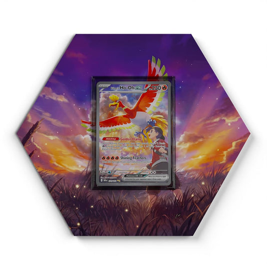 230/182 Ethan's Ho-Oh EX - Extended Artwork Pokemon Card Display