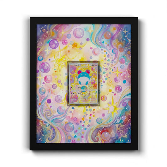 232 Marill - Extended Artwork Framed Pokemon Card Display