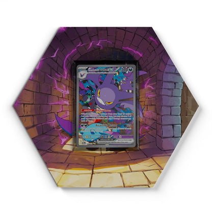 234/182 Team Rocket's Crobat EX - Extended Artwork Pokemon Card Display