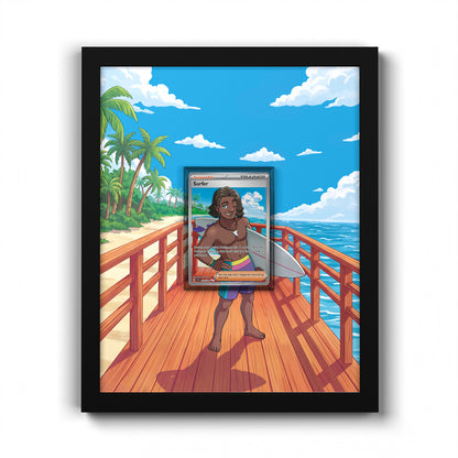 235/191 Surfer - Extended Artwork Pokemon Card Frame