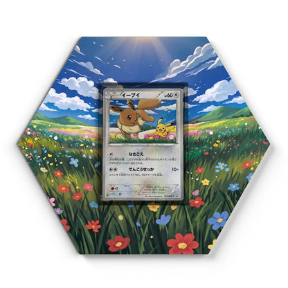 235/BW-P Eevee - Extended Artwork Pokemon Card Display