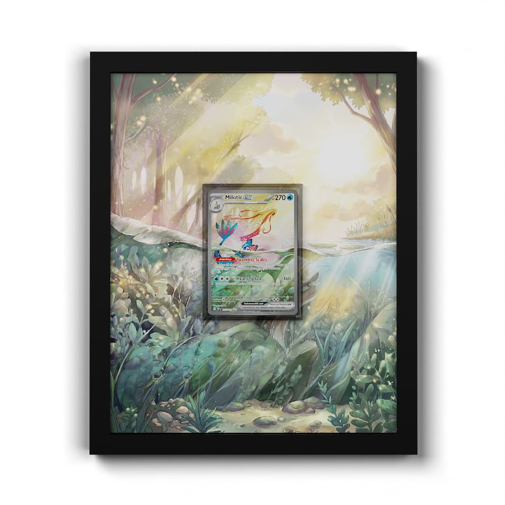237 Milotic EX - Extended Artwork Framed Pokemon Card Display